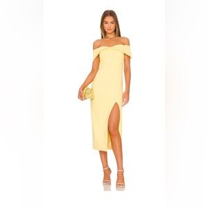 NWT Elliatt Lemon Midi Dress